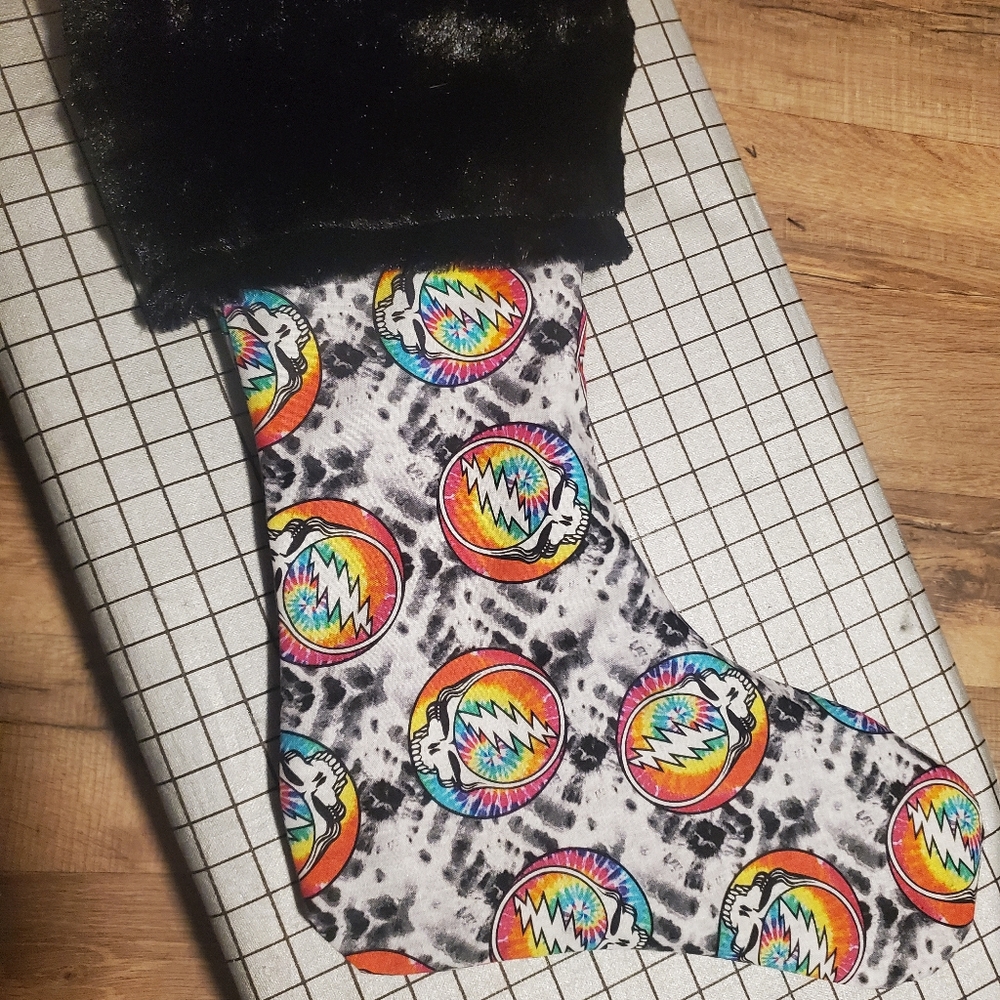 GREATFUL DEAD stocking HANDMADE - Picture 6 of 6